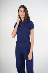 Camisa Luxy Azul Navy Para Dama